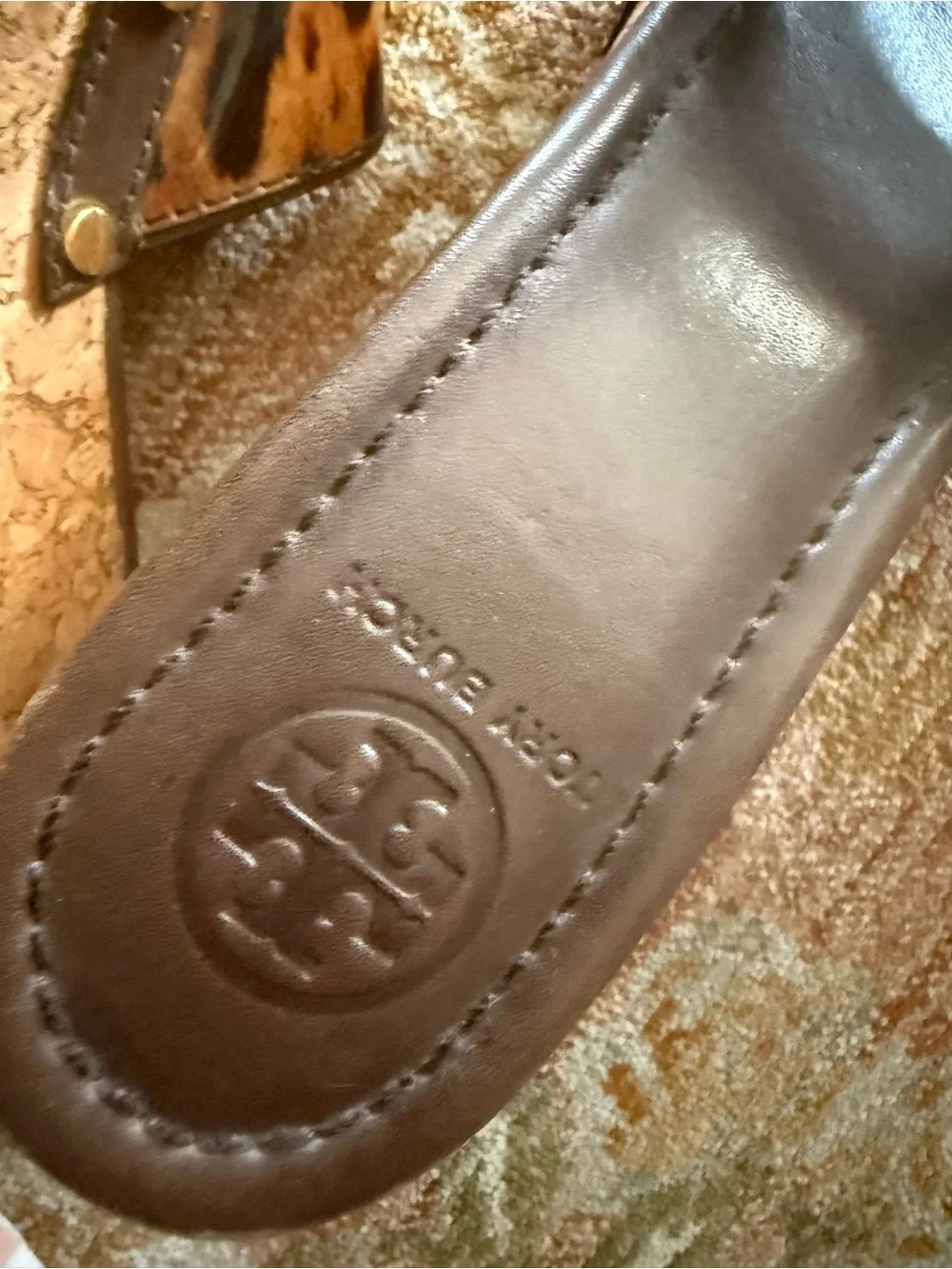 8.5 Bundle alert! Jimmy Choo Tan Leather Wedge Sandals and Tory Burch wedge